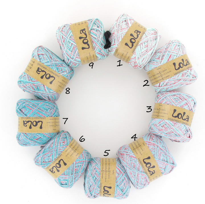 Lola Charms Trio Glitter Waterlily