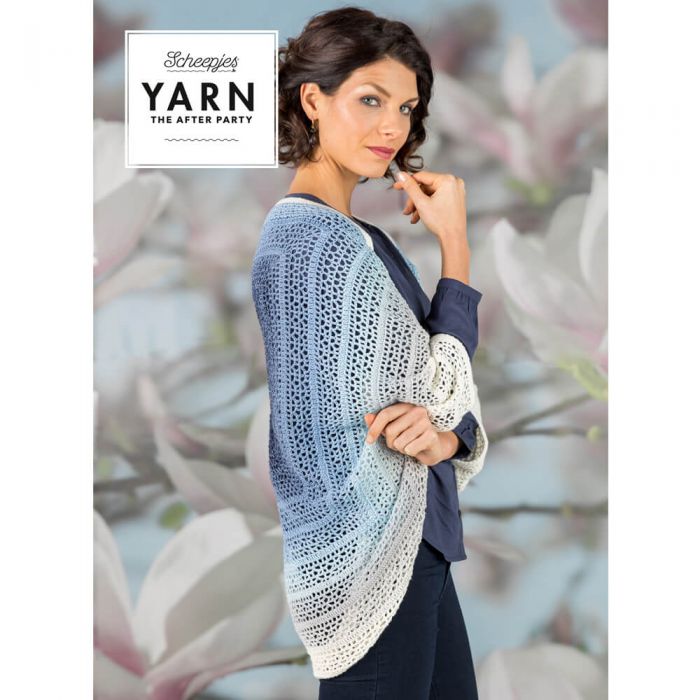 Indigo Shrug Yarn Pack by Tatsiana Kupryianchyk
