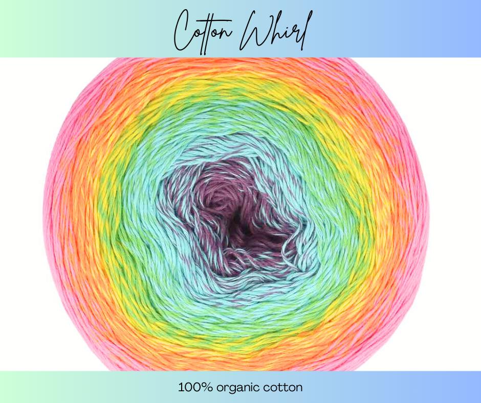 NEW!! Scheepjes 100% Organic Cotton Whirl
