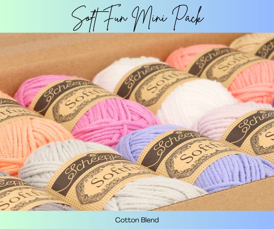 NEW!! Scheepjes Soft Fun Mini Assortment Packs