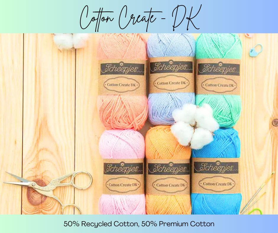 NEW!! Scheepjes Cotton Create DK - 8ply PREORDER