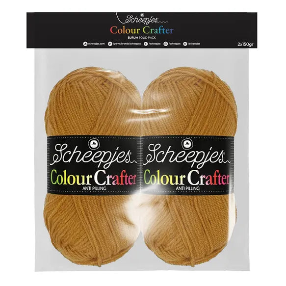 NEW!! Colour Crafter Assortment Solids Pack - 1709 BURUM 150gm - PREORDER