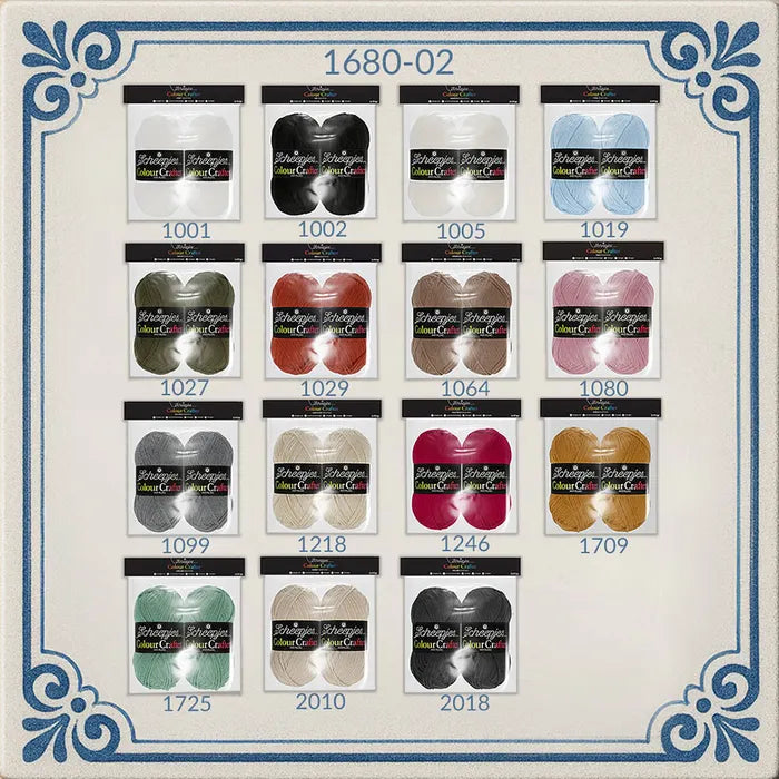 NEW!! Colour Crafter Assortment Solids Pack - 1080 VENLO 150gm - PREORDER