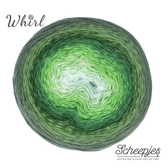NEW!! Scheepjes Cotton Whirl 709 Lettuce Party - 100% Organic Cotton