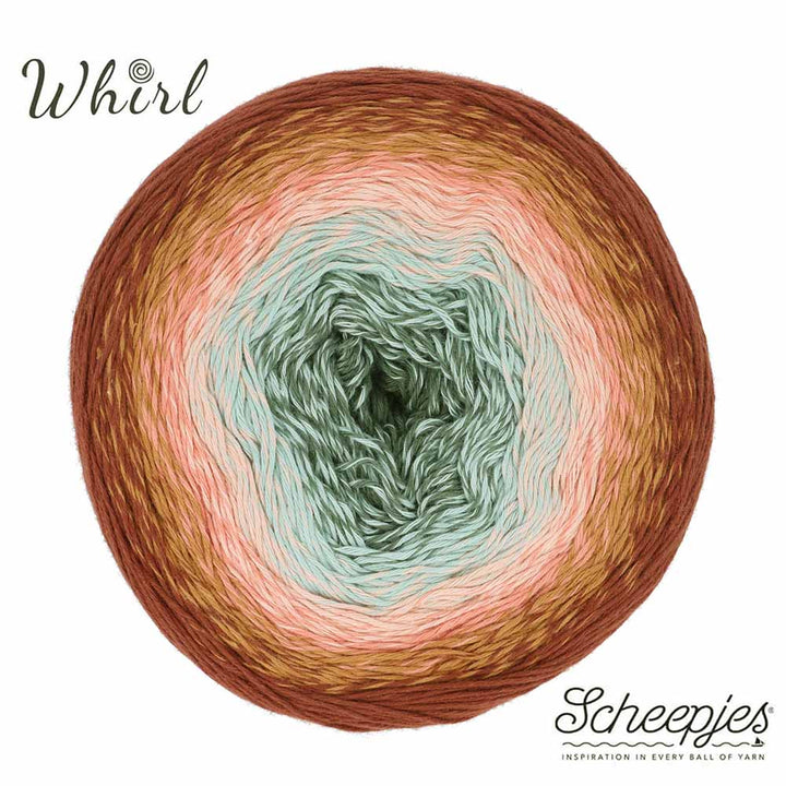 NEW!! Scheepjes Cotton Whirl 715 Mellow Meadow - 100% Organic Cotton