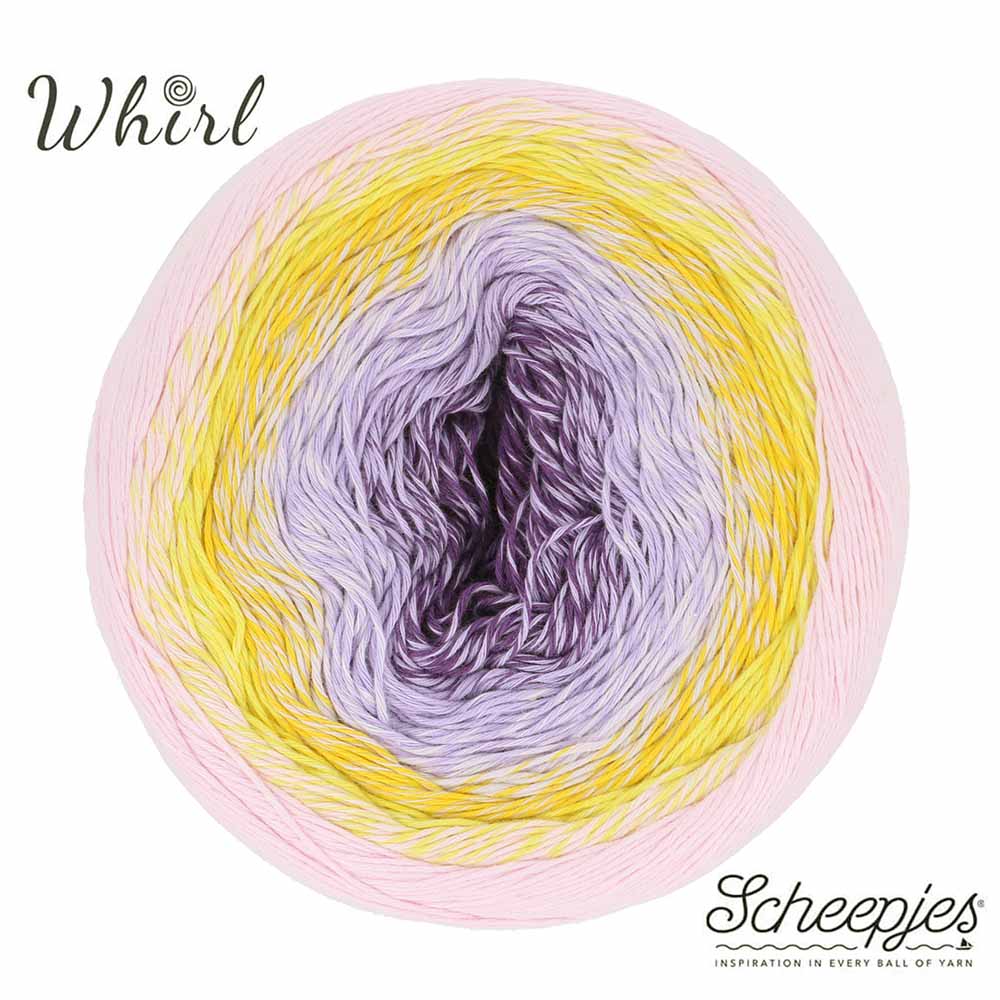NEW!! Scheepjes Cotton Whirl 716 Purple Passion - 100% Organic Cotton
