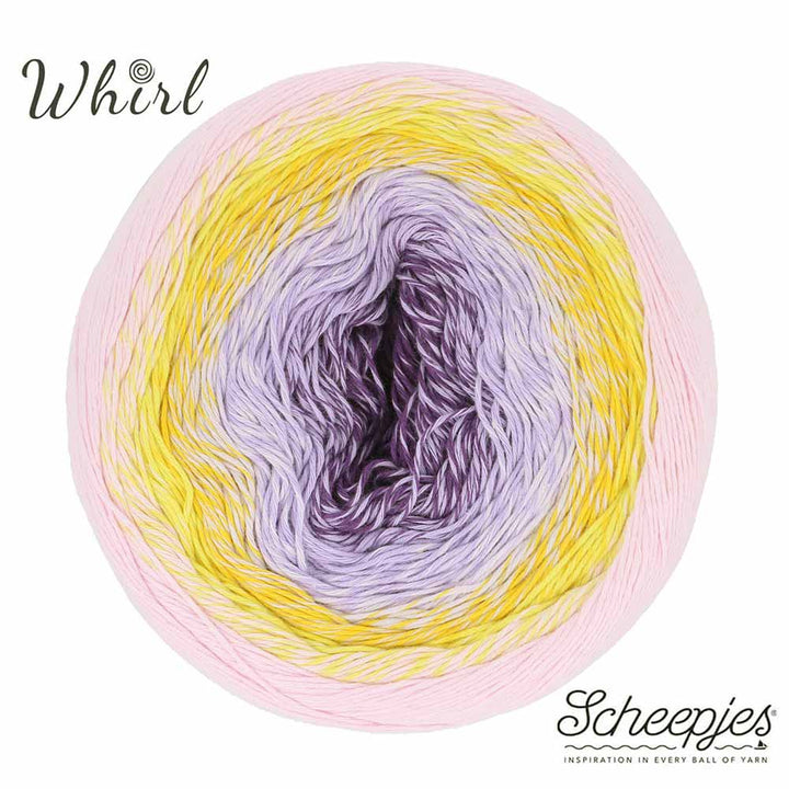 NEW!! Scheepjes Cotton Whirl 716 Purple Passion - 100% Organic Cotton