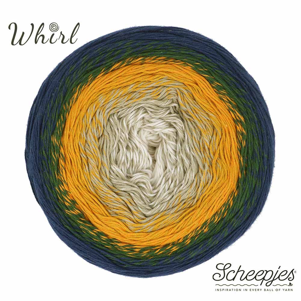 NEW!! Scheepjes Cotton Whirl 717 Sunlit Sanctuary - 100% Organic Cotton