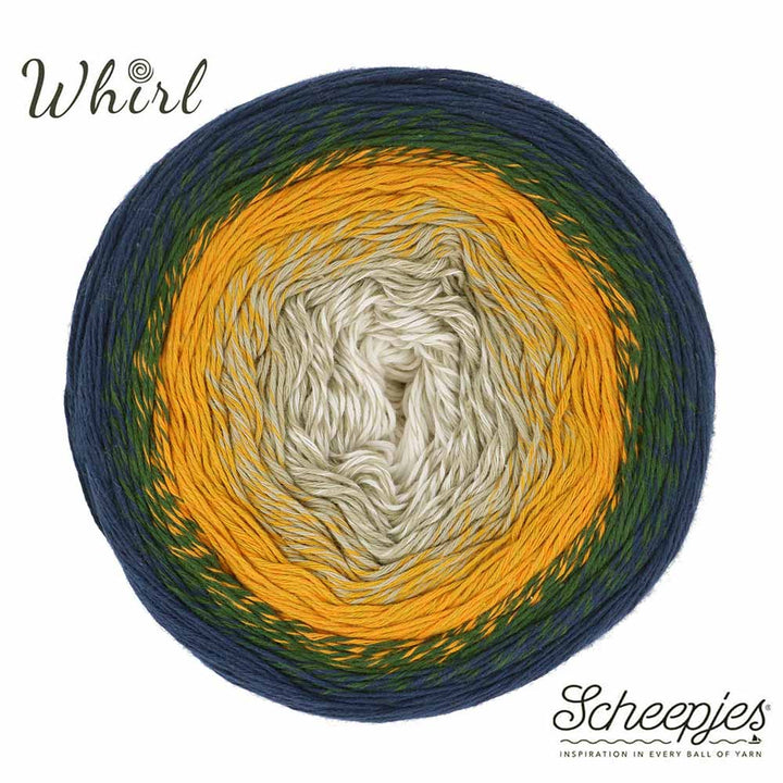 NEW!! Scheepjes Cotton Whirl 717 Sunlit Sanctuary - 100% Organic Cotton
