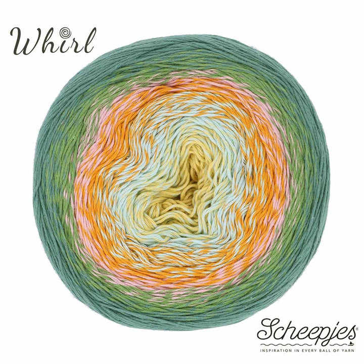 NEW!! Scheepjes Cotton Whirl 721 Spring Whisper - 100% Organic Cotton