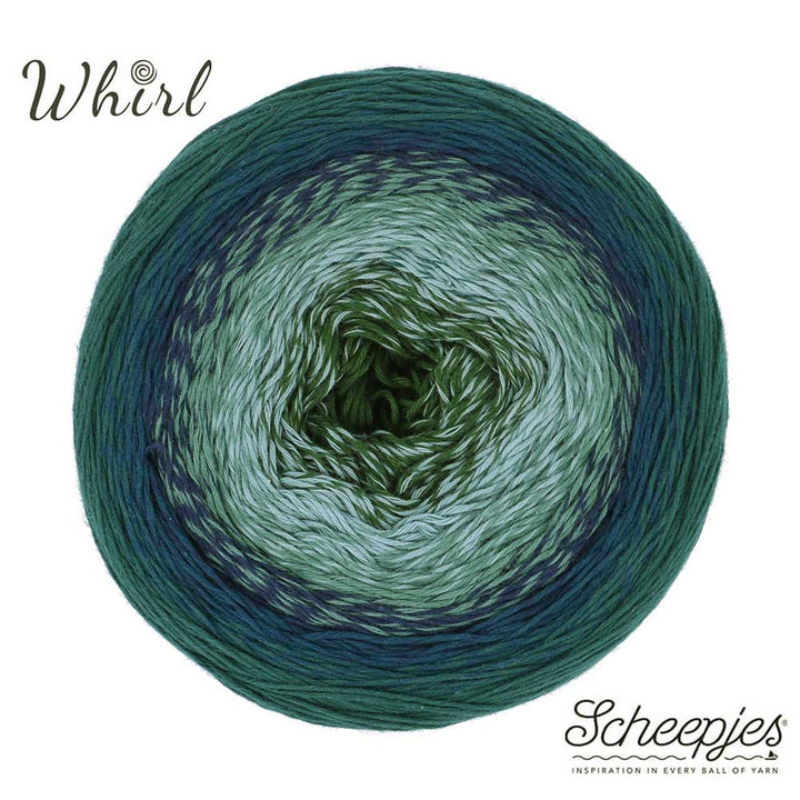 NEW!! Scheepjes Cotton Whirl 724 Underwater World - 100% Organic Cotton