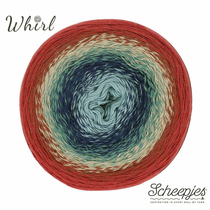 NEW!! Scheepjes Cotton Whirl 726 Rustic Retreat - 100% Organic Cotton