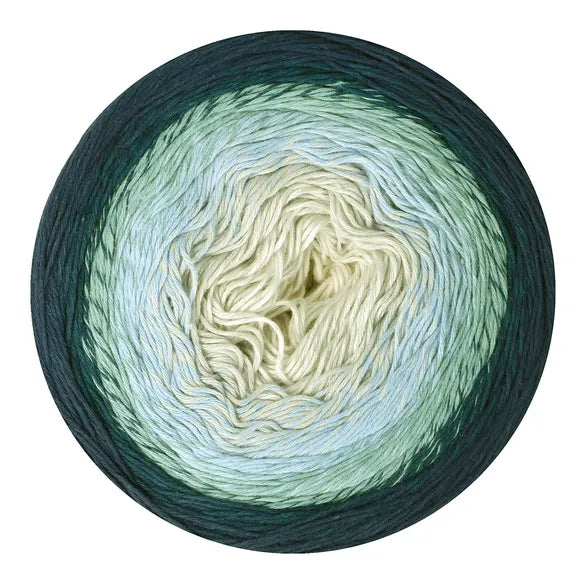 NEW!! Scheepjes Cotton Whirl 731 Blueberry Swirl - 100% Organic Cotton
