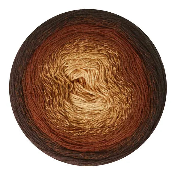 NEW!! Scheepjes Cotton Whirl 740 Brown Sugar Spell - 100% Organic Cotton