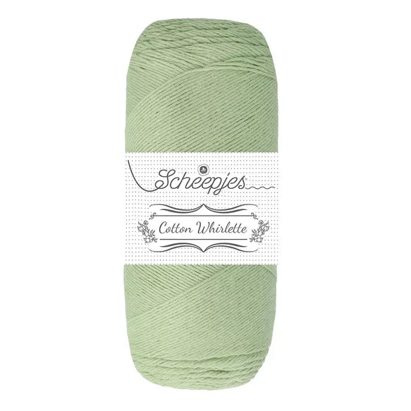 NEW!! Scheepjes Cotton Whirlette - 820 Sage Leaf