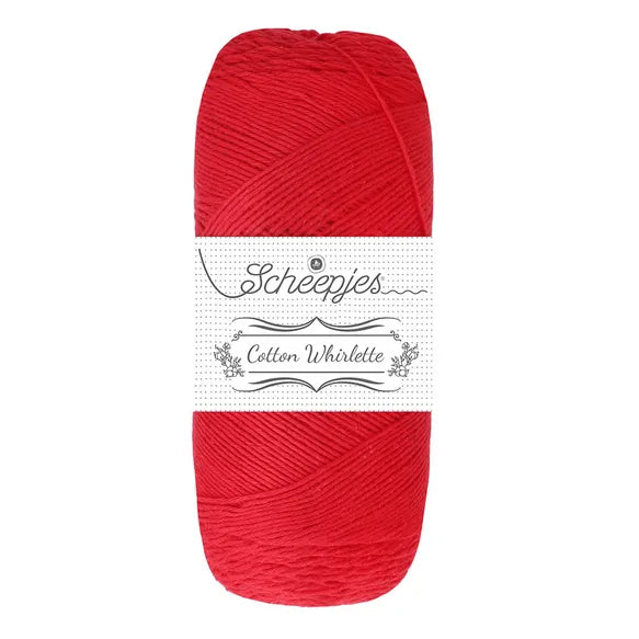 NEW!! Scheepjes Cotton Whirlette - 823 Strawberry