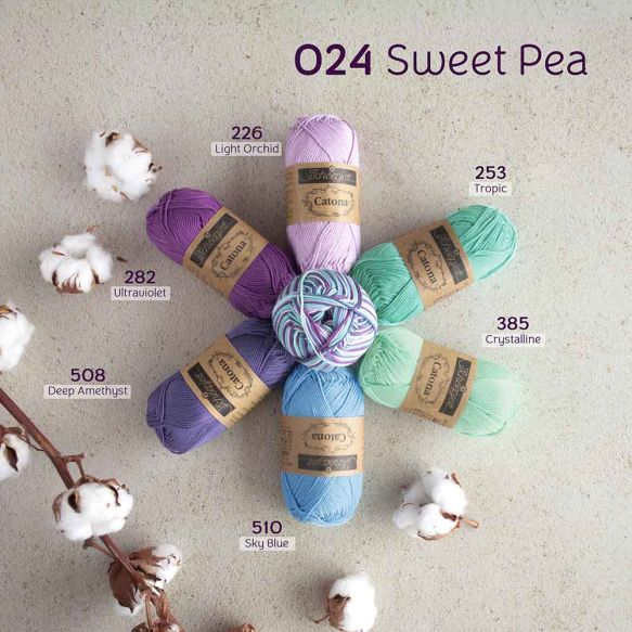 Scheepjes Catona Chroma 50gm - 024 Sweet Pea