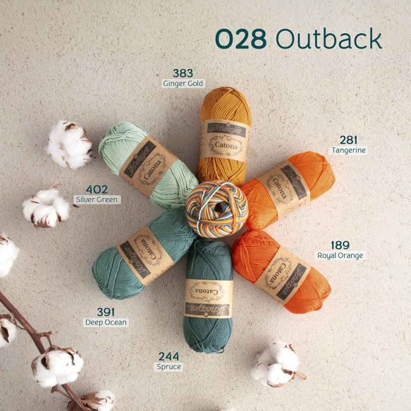 Scheepjes Catona Chroma 50gm - 028 Outback