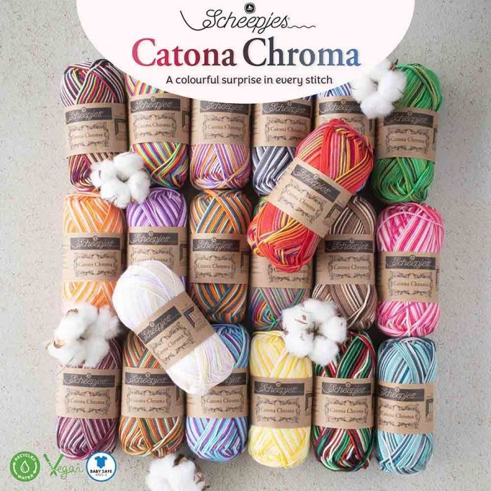 Scheepjes Catona Chroma 50gm - 010 Iceberg