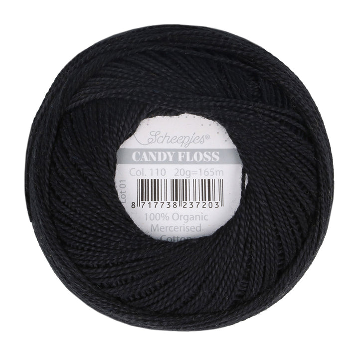 Scheepjes Candy Floss - 110 Jet Black