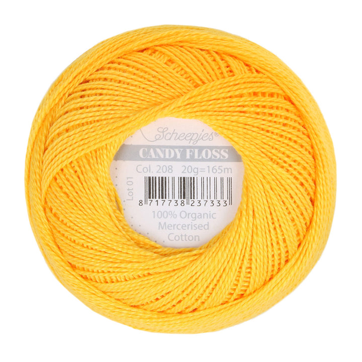 Scheepjes Candy Floss - 208 Yellow Gold