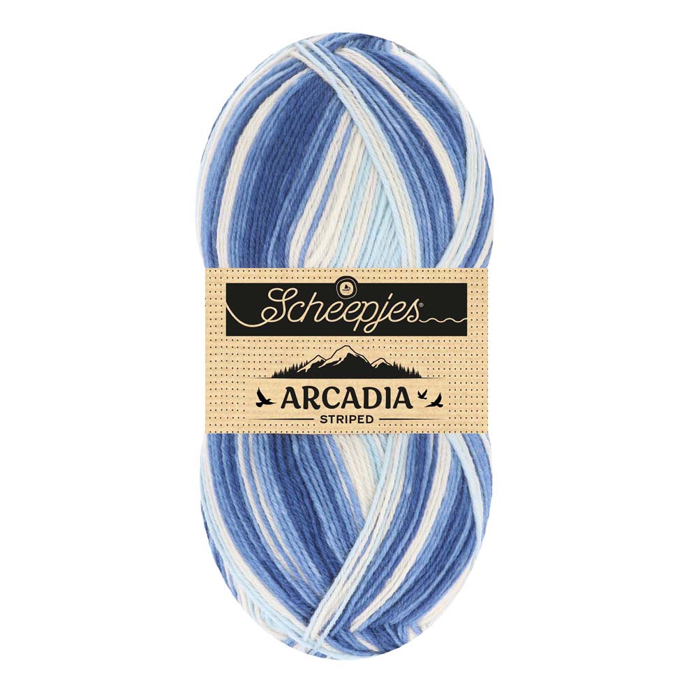 Scheepjes Arcadia Striped - 917 Ocean