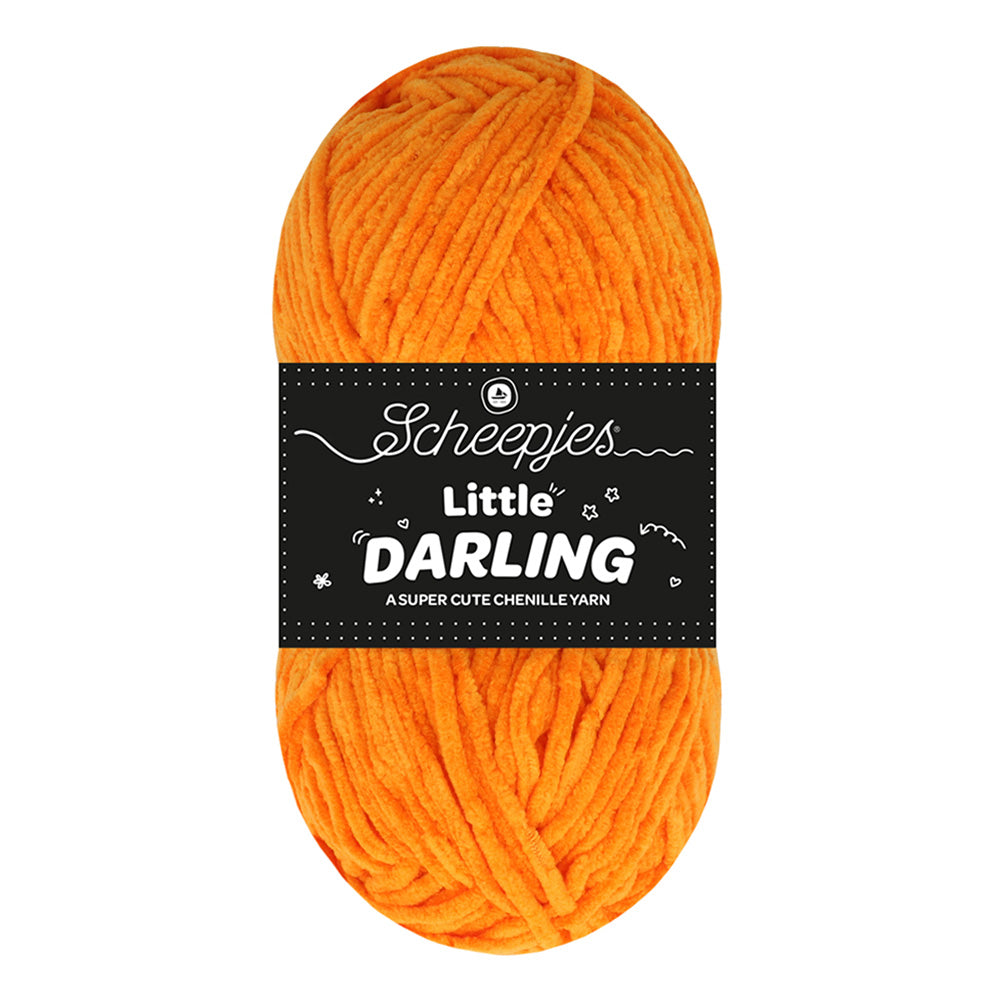 NEW!! Scheepjes Little Darling - Chenille Yarn - 403 Pumpkin