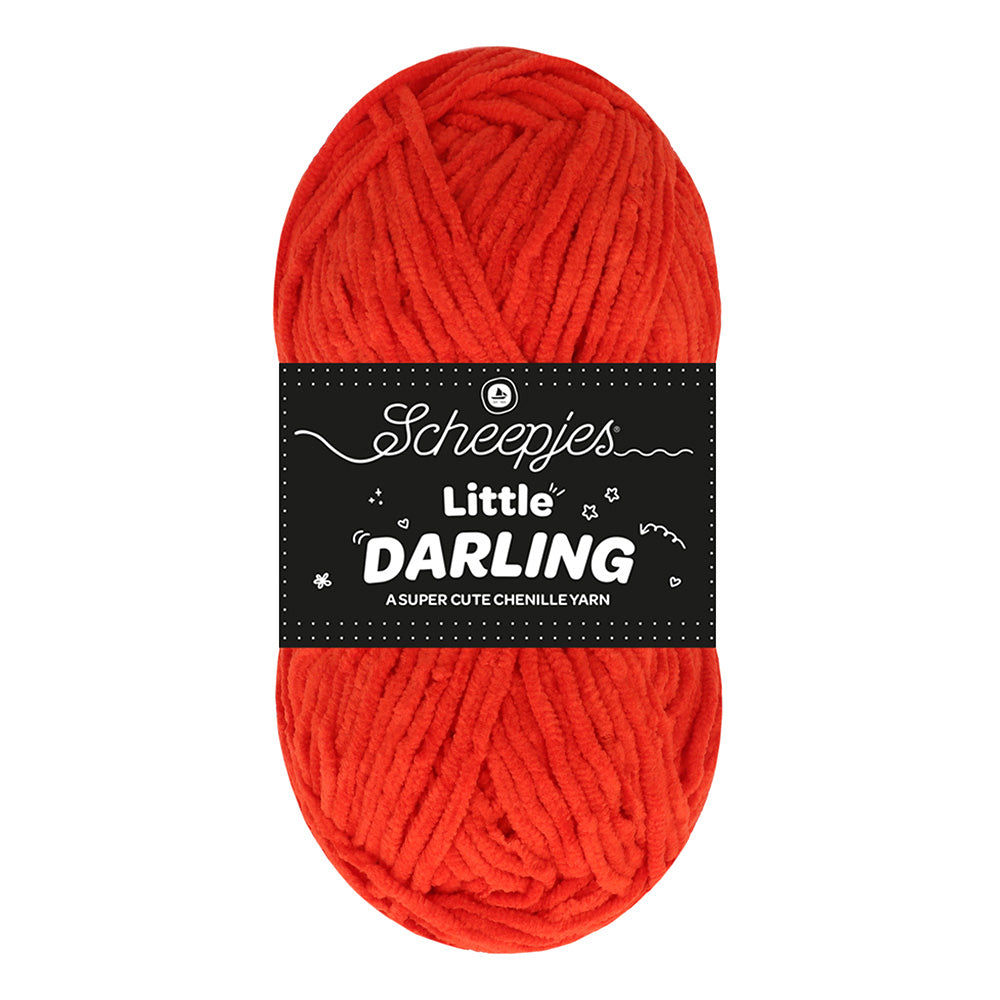 NEW!! Scheepjes Little Darling - Chenille Yarn - 417 Strawberry