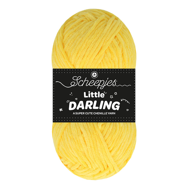 NEW!! Scheepjes Little Darling - Chenille Yarn - 421 Lemon