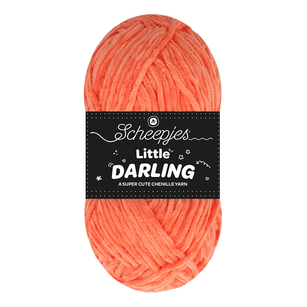 NEW!! Scheepjes Little Darling - Chenille Yarn - 429 Shrimp
