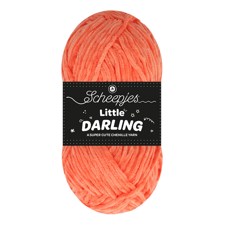 NEW!! Scheepjes Little Darling - Chenille Yarn - 429 Shrimp