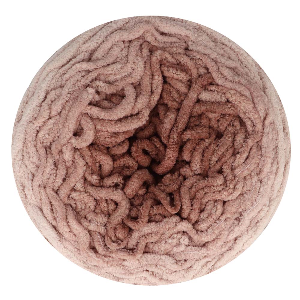 NEW!! Scheepjes Big Darling Monochrome Cake - Chenille Yarn - 405 Red Panda