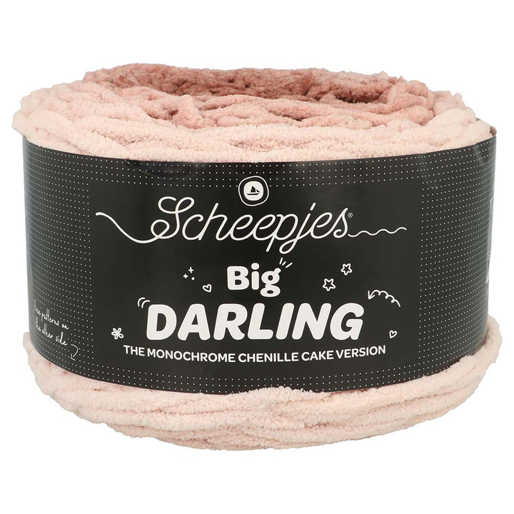 NEW!! Scheepjes Big Darling Monochrome Cake - Chenille Yarn - 405 Red Panda