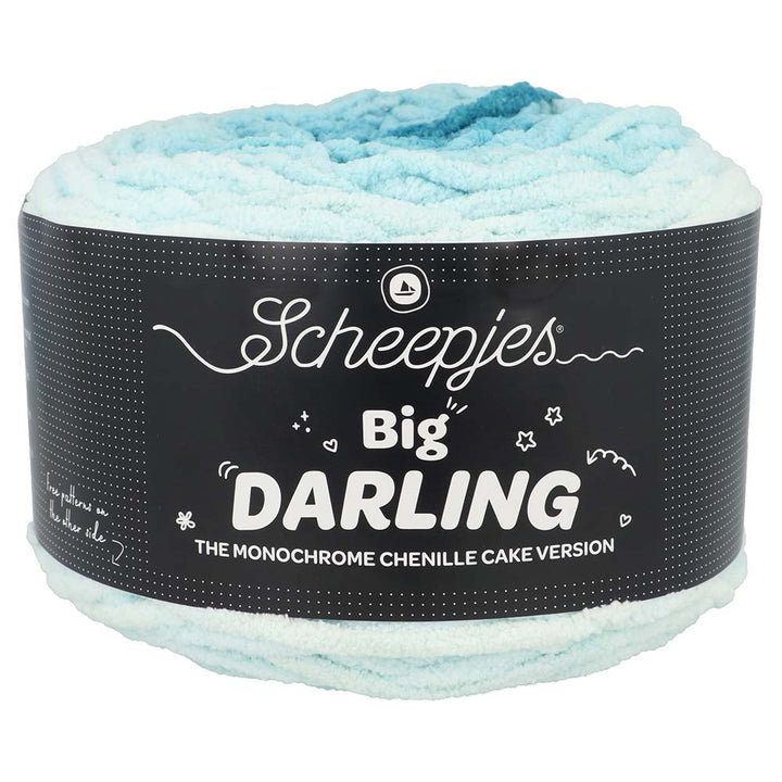 NEW!! Scheepjes Big Darling Monochrome Cake - Chenille Yarn - 414 Dragon