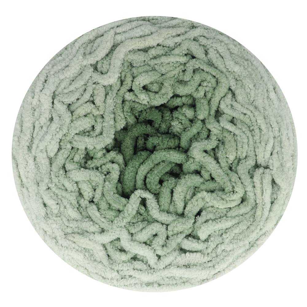 NEW!! Scheepjes Big Darling Monochrome Cake - Chenille Yarn - 420 Pickle