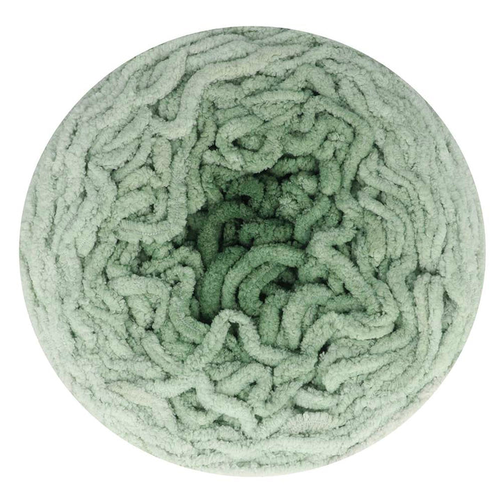 NEW!! Scheepjes Big Darling Monochrome Cake - Chenille Yarn - 420 Pickle