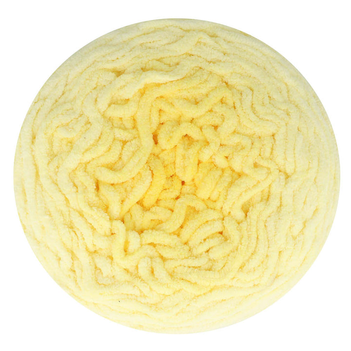 NEW!! Scheepjes Big Darling Monochrome Cake - Chenille Yarn - 421 Lemon