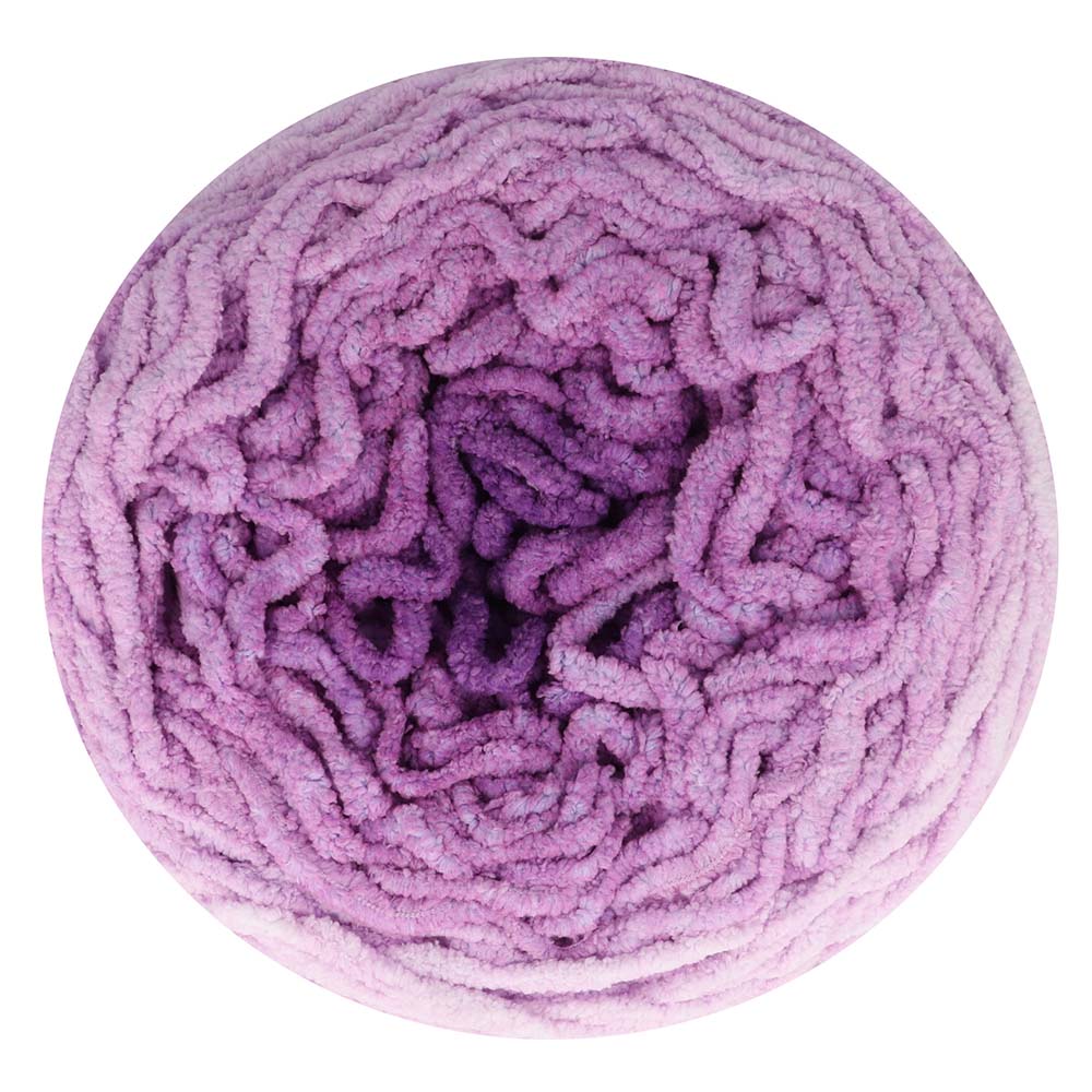 NEW!! Scheepjes Big Darling Monochrome Cake - Chenille Yarn - 422 Eggplant
