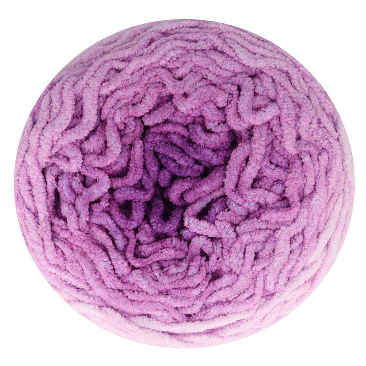 NEW!! Scheepjes Big Darling Monochrome Cake - Chenille Yarn - 422 Eggplant