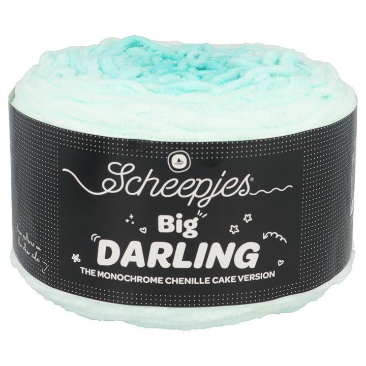 NEW!! Scheepjes Big Darling Monochrome Cake - Chenille Yarn - 431 Butterfly