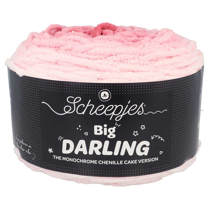 NEW!! Scheepjes Big Darling Monochrome Cake - Chenille Yarn - 432 Stingray