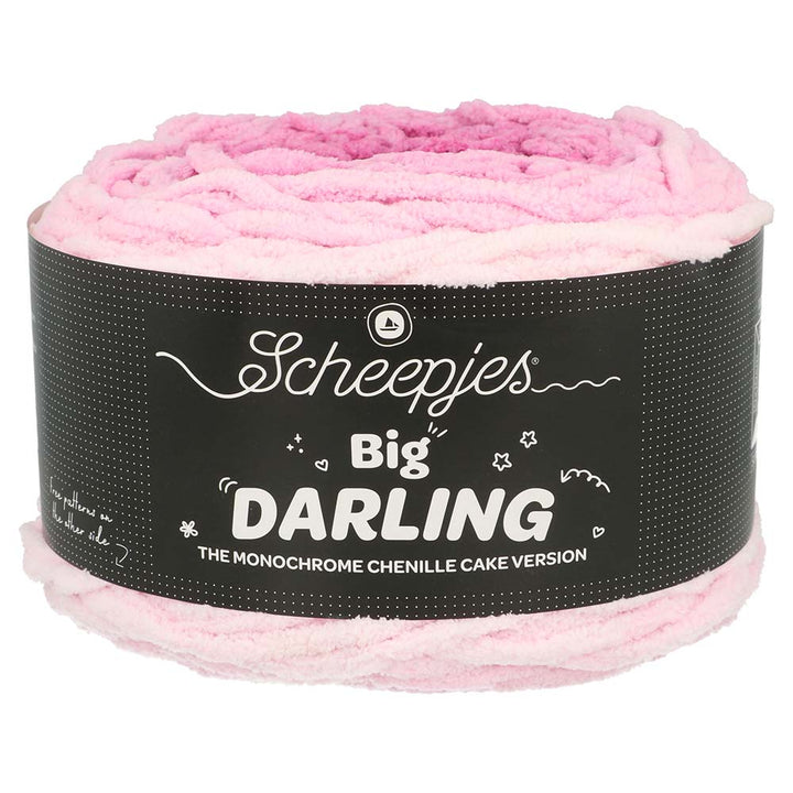 NEW!! Scheepjes Big Darling Monochrome Cake - Chenille Yarn - 434 Unicorn