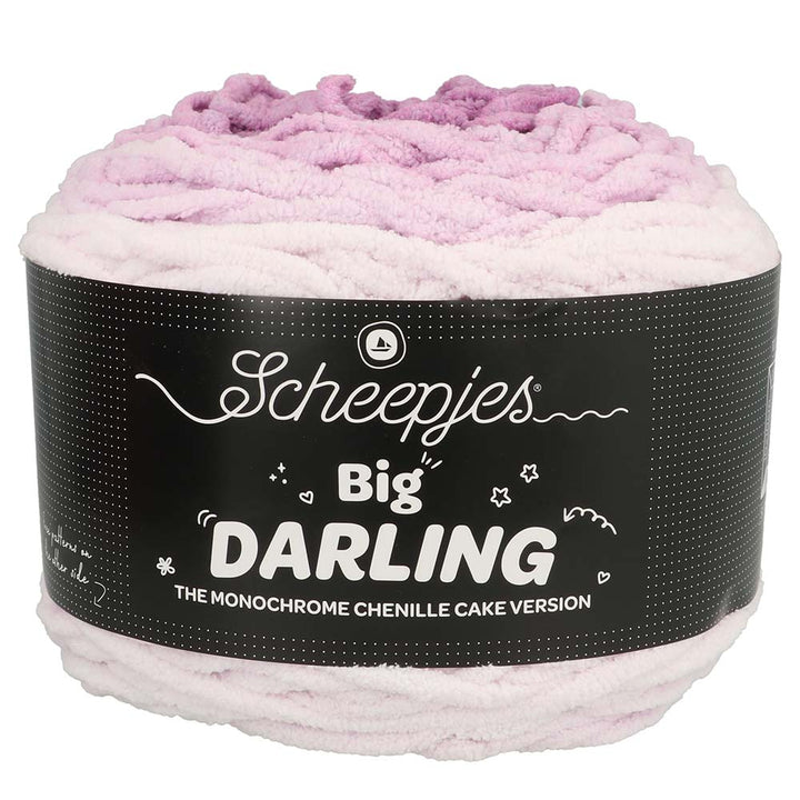 NEW!! Scheepjes Big Darling Monochrome Cake - Chenille Yarn - 435 Mantis