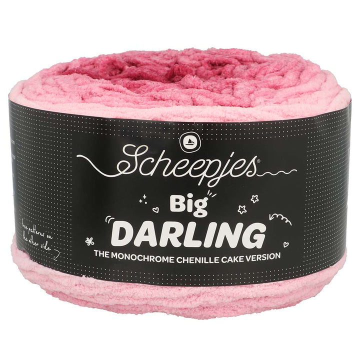 NEW!! Scheepjes Big Darling Monochrome Cake - Chenille Yarn - 436 Beetle