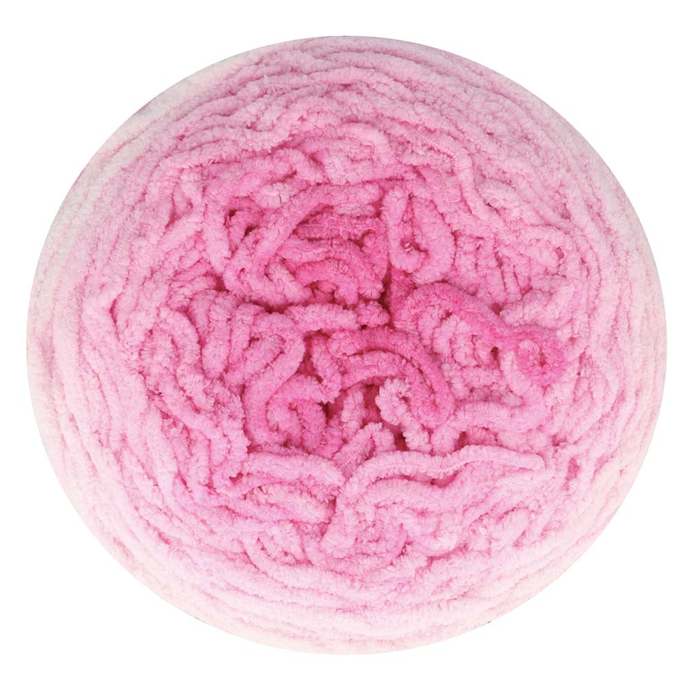 NEW!! Scheepjes Big Darling Monochrome Cake - Chenille Yarn - 437 Snowberry
