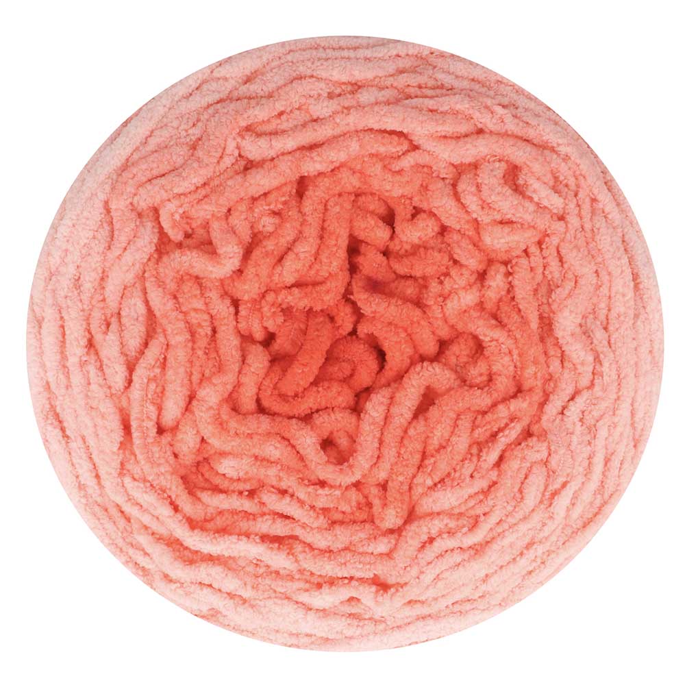 NEW!! Scheepjes Big Darling Monochrome Cake - Chenille Yarn - 438 Minneola