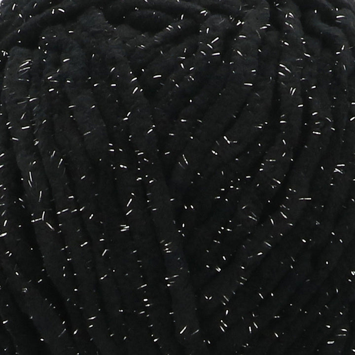 NEW!! Scheepjes Little Darling Sparkle - Chenille Yarn - 410S Panda Sparkle