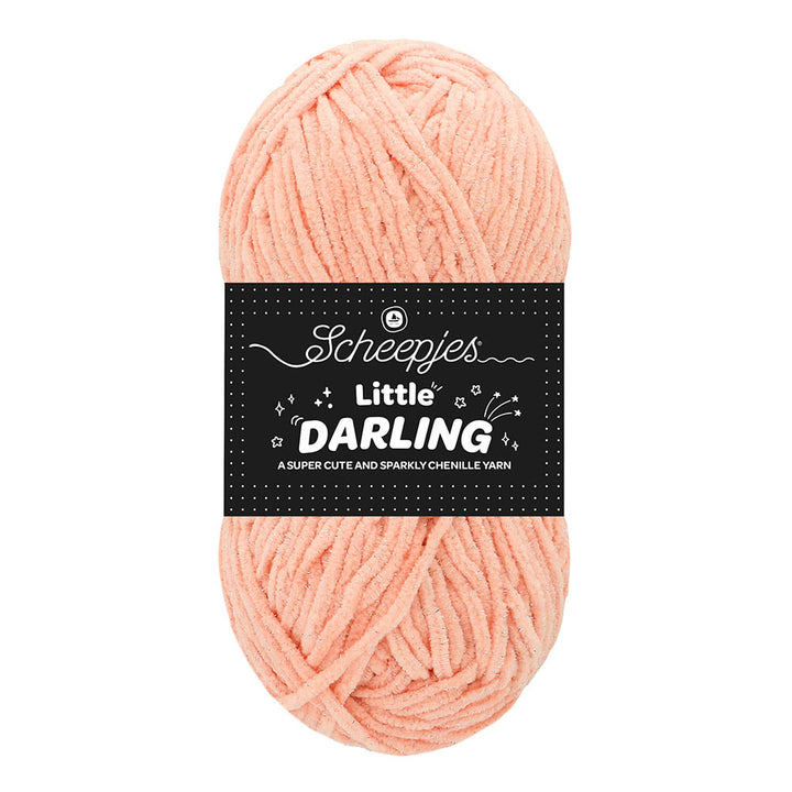 NEW!! Scheepjes Little Darling Sparkle - Chenille Yarn - 415S Piglet Sparkle