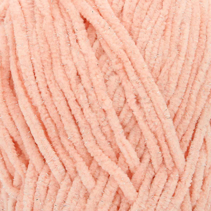 NEW!! Scheepjes Little Darling Sparkle - Chenille Yarn - 415S Piglet Sparkle