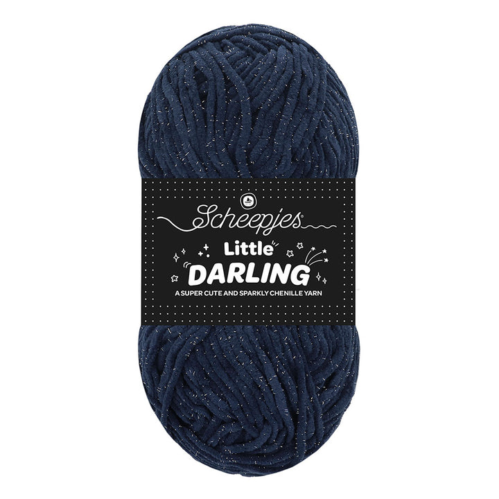 NEW!! Scheepjes Little Darling Sparkle - Chenille Yarn - 426S Peacock Sparkle